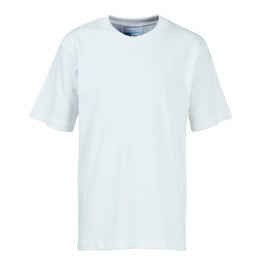 St Joseph's White PE Teeshirt with Logo