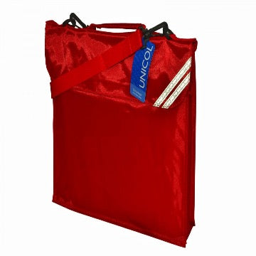 Hawthorne Primary Red Despatch Bag with Logo