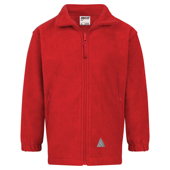 Hawthorne Primary Red Fleece with Logo