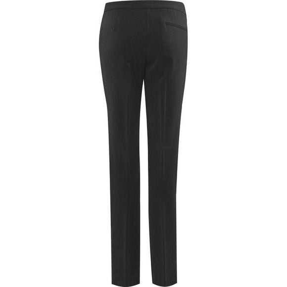 Senior Black Girls Slim Fit Trousers