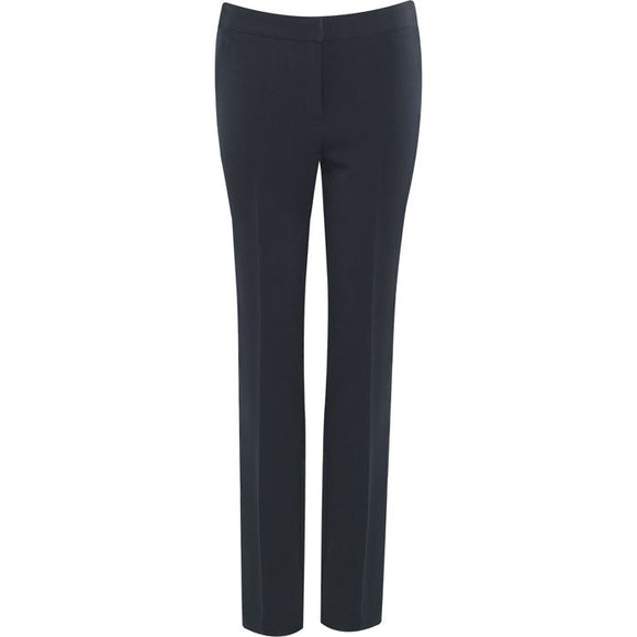 Senior Navy Girls Slim Fit Trousers