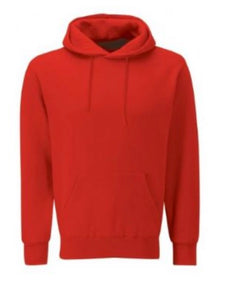 Staveley STAFF Hoodie in Red with Logo
