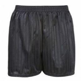 Holy Cross Plain Black PE Shorts