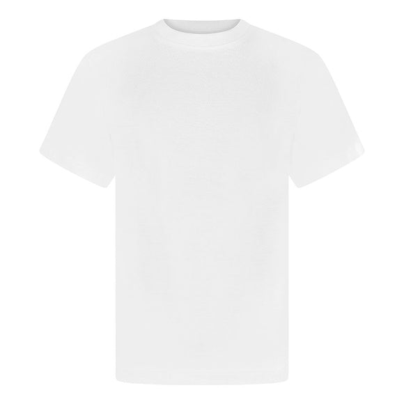 Poolsbrook White PE Teeshirt with Logo