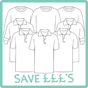 John King Infant 3 Sweatshirts / 5 Polo Shirts Bundle with Logo