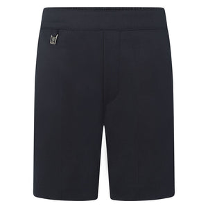 Boys BS3074 Zeco Navy Elastic Navy Pull up Shorts