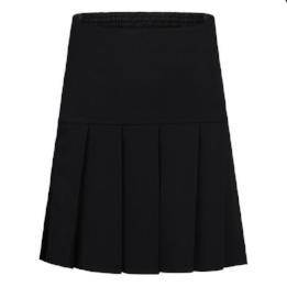 Black Innovation Pleated Skirt