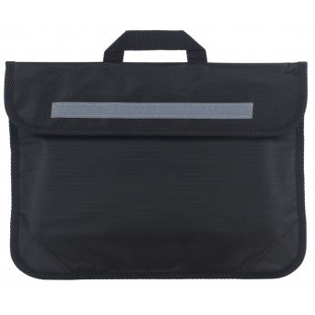 Tiffield Black Book Bag with Logo