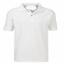 Abercrombie Primary White Poloshirt with Logo