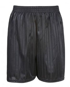 Bottisham Primary Black PE Shadow Stripe Shorts