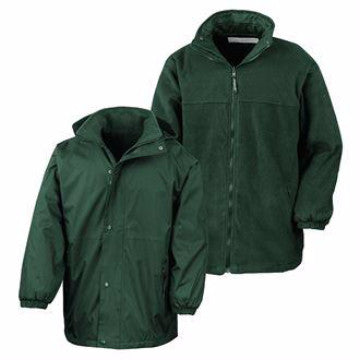 CLEARANCE Paulerspury Bottle Green Storm Dry Jacket with OLD Logo