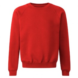 High Green Classic Red Sweatshirt with Logo