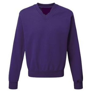 Essential V Neck Sweatshirt Plain