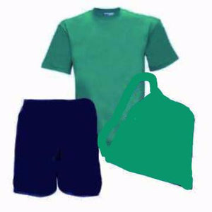 Dobcroft Infant PE Kit (Jade Teeshirt / Navy Shorts / Jade Bag )