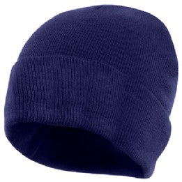 Maidwell Hall Navy Knitted Hat with Logo