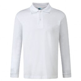 Southfield White Long Sleeve Polo Shirt