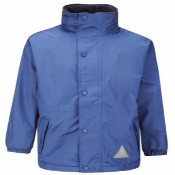 Flore Pre School Royal Storm Dry Jacket with Logo