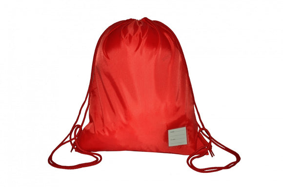 Bottisham Primary Red PE Bag with Logo