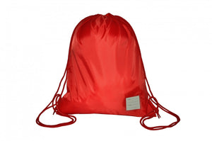 Little Thetford Red PE Bag with Logo