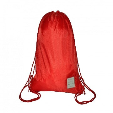 Brampton Primary Red PE Bag with Logo