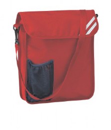 Little Thetford Red Portait Bag with Logo
