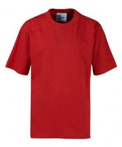 Little Thetford Red PE Teeshirt with Logo