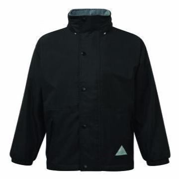 Tiffield Black Storm Dry Jacket with Logo