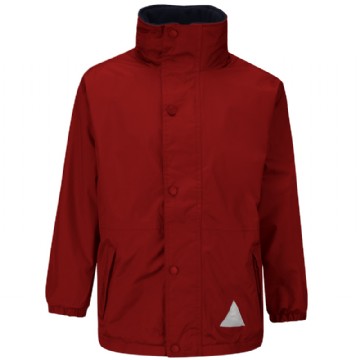 Longwood Infant Red Storm Dry Jacket with Logo