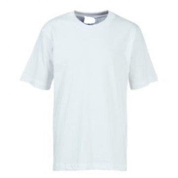 Walton Holymoorside White PE Teeshirt with Logo