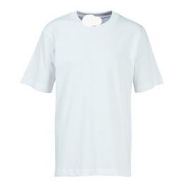 Dunston White PE Teeshirt with Logo