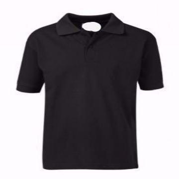 Abingdon & Witney Black Poloshirt with Logo